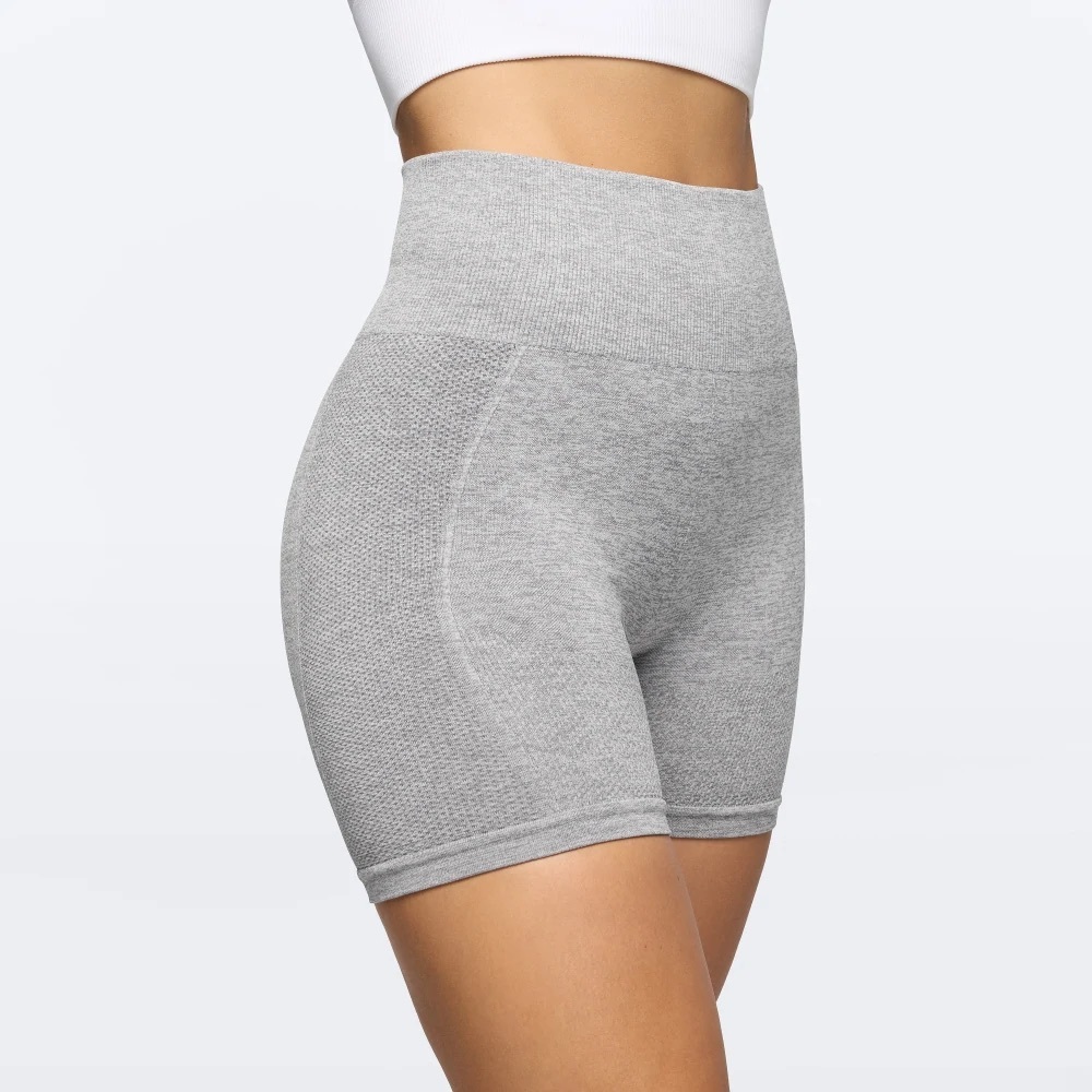 Prozis Peach Perfect High Waist Medium Shorts Beige Color
